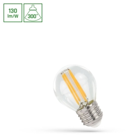 Żarówka ściemnialna LED COG Kulka 5,5W E27 WW WOJ+14647