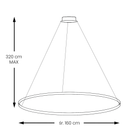 Lampa wisząca CIRCLE LA0796