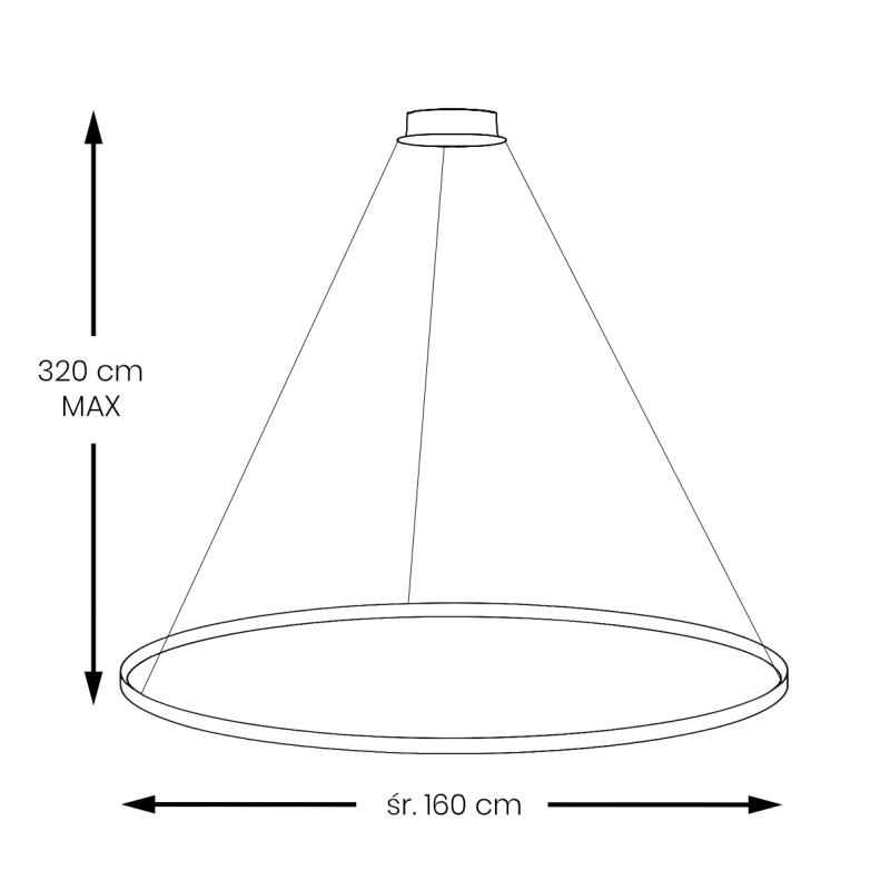Lampa wisząca CIRCLE LA0796