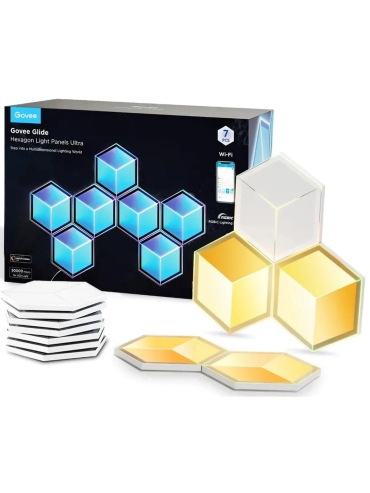 Panele LED GLIDE HEXAGON 7-PACK RGBIC H606A