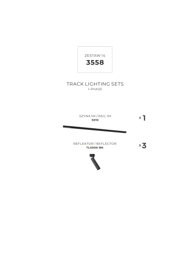 13 szynoprzewody jednoobwodowe black 3558