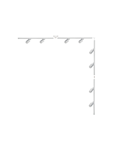 Zestaw 22 szynoprzewody jednoobwodowe white 3585