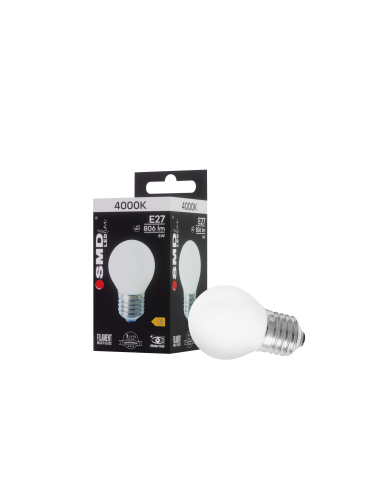 ŻARÓWKA E27 LED FILAMENT 6W NW ML G45 KULKA 4953