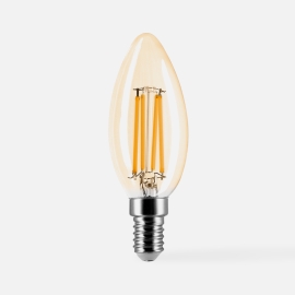 Żarówka ORO AMBER E14 C35 4W WW