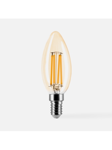 Żarówka ORO AMBER E14 C35 4W WW