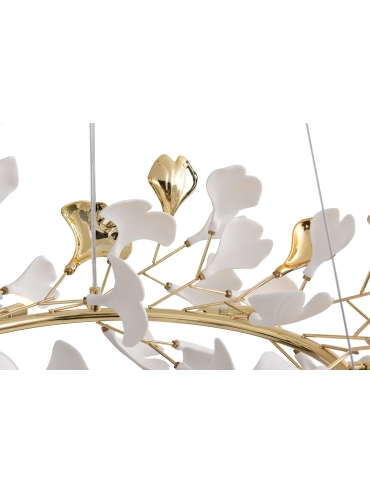 Lampa wisząca LEAF MD2858-6AS-G