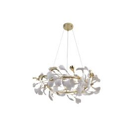 Lampa wisząca LEAF MD2858-6AS-G