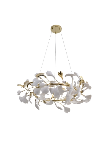 Lampa wisząca LEAF MD2858-6AS-G