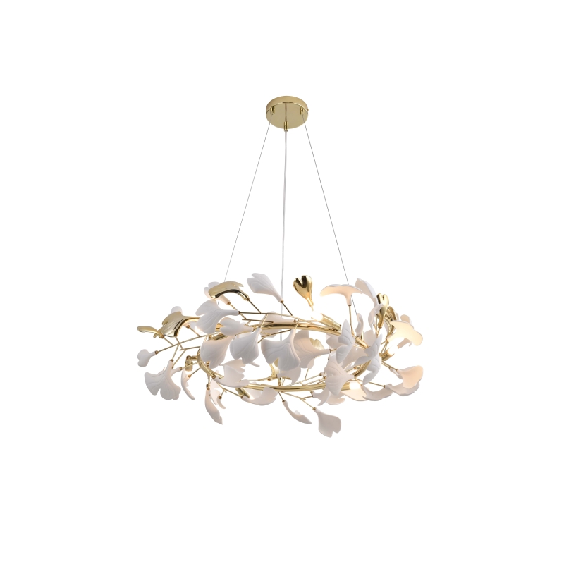 Lampa wisząca LEAF MD2858-6AS-G