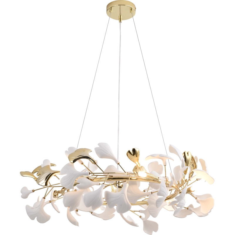 Lampa wisząca LEAF MD2858-6AS-G
