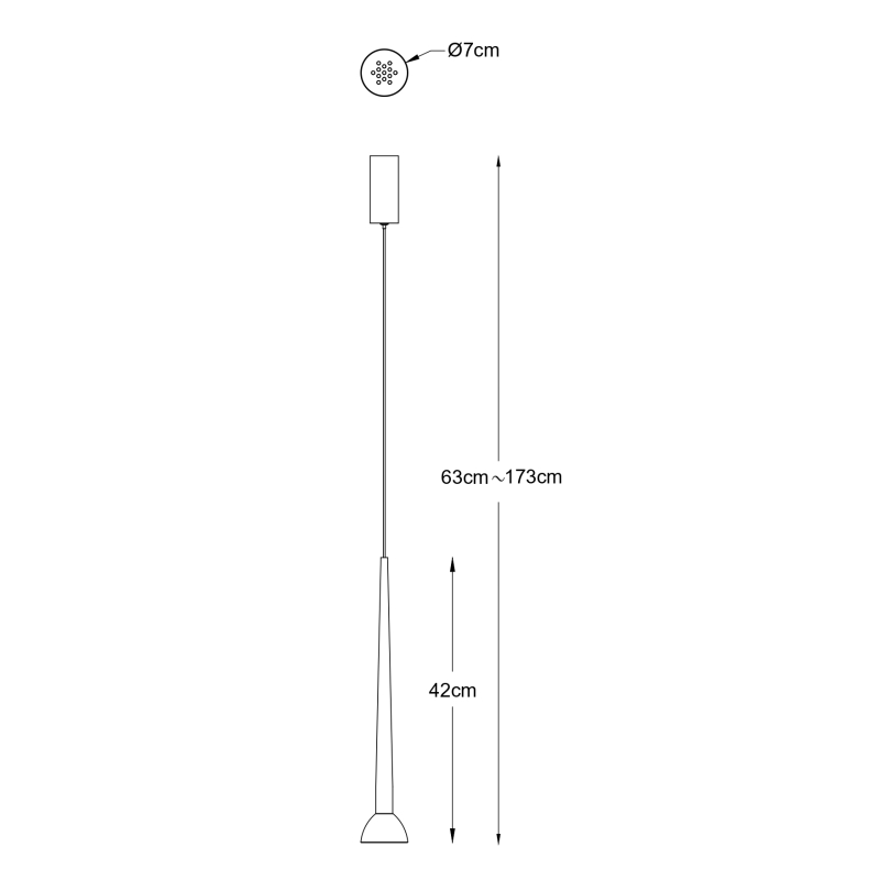 Lampa wisząca BOSTON P0603-01A-P7B1