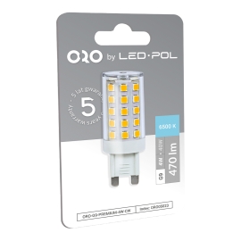 Żarówka ORO-G9-PREMIUM-4W-CW