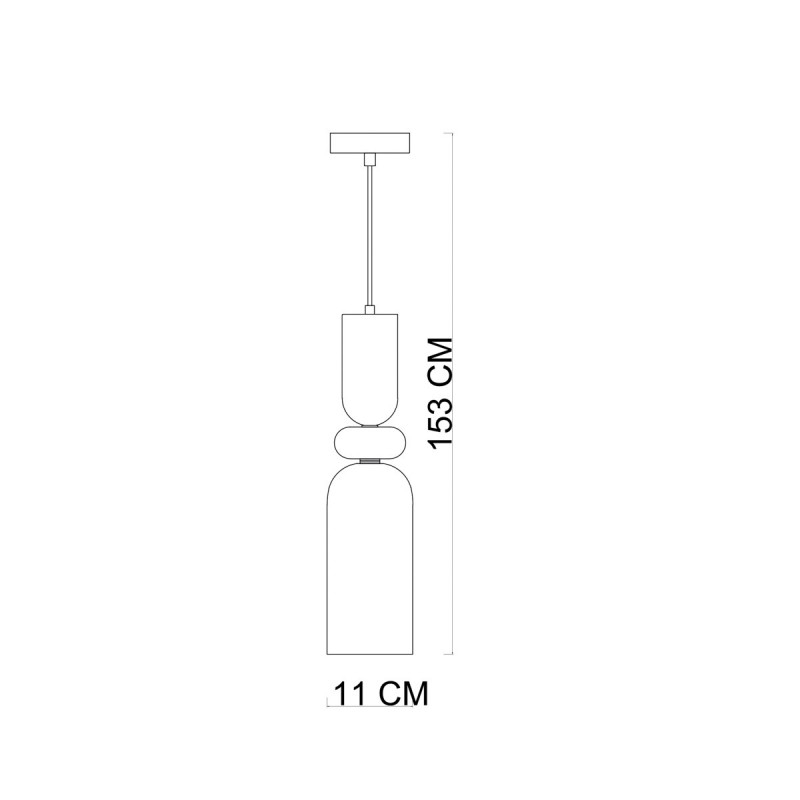 Lampa wisząca Manso PND-37462D-MC-GD