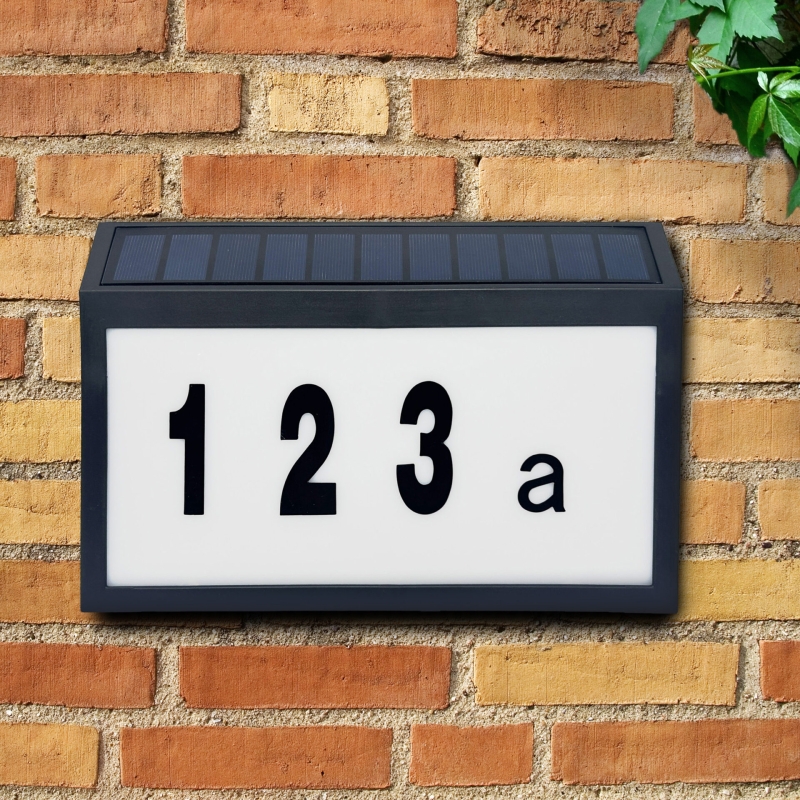 Kinkiet zewnętrzny NUMERO LED z numerem domu IP44 329493