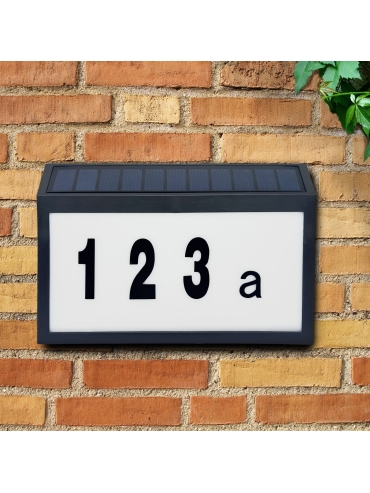 Kinkiet zewnętrzny NUMERO LED z numerem domu IP44 329493