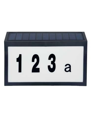 Kinkiet zewnętrzny NUMERO LED z numerem domu IP44 329493