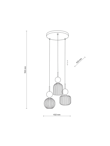 Lampa wisząca SOPHIA 11148