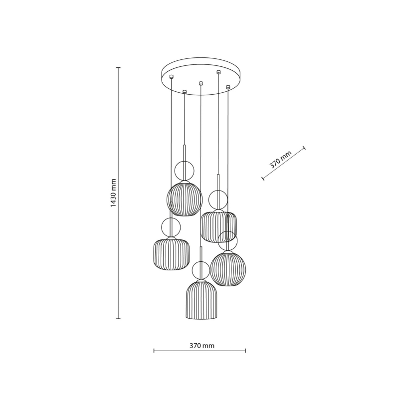Lampa wisząca SOPHIA 11043