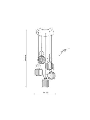 Lampa wisząca SOPHIA 11043