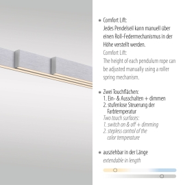 Lampa wisząca ADRIANA COMFORT LIFT 2598-95