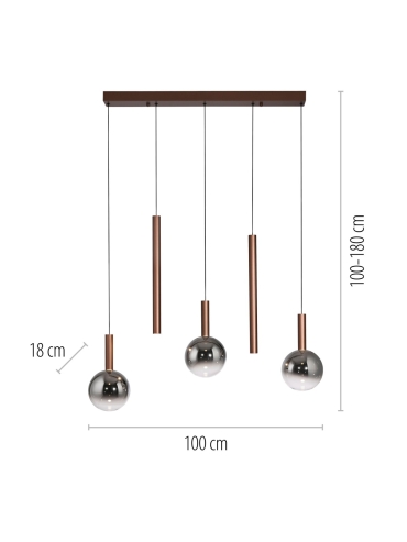 Lampa wisząca BOWL 2286-23