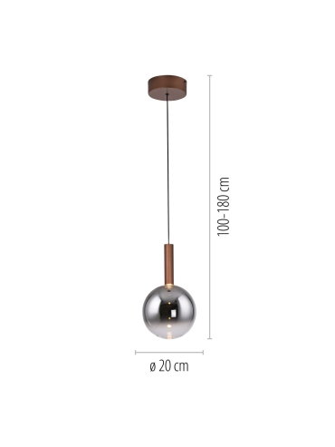 Lampa wisząca BOWL 2284-23