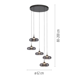 Lampa wisząca POSH 15694-15
