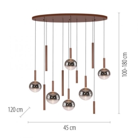 Lampa wisząca BOWL 2288-23