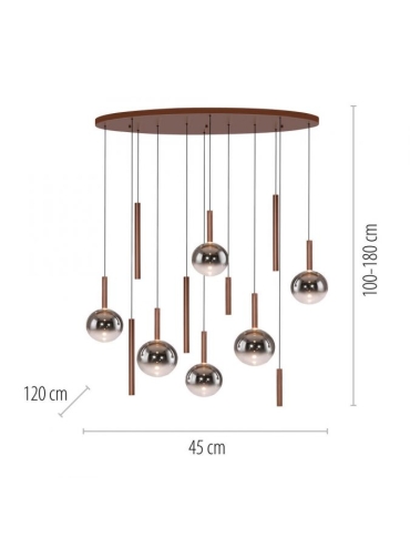 Lampa wisząca BOWL 2288-23