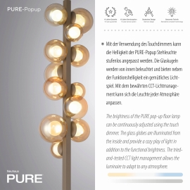Lampa podłogowa PURE E-POPUP 557-95