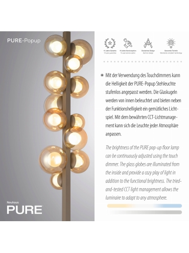 Lampa podłogowa PURE E-POPUP 557-95