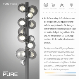 Lampa podłogowa PURE E-POPUP 557-15