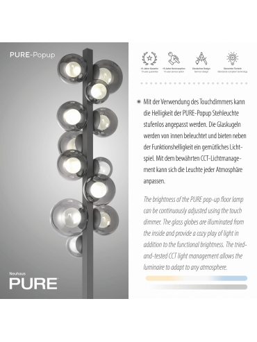 Lampa podłogowa PURE E-POPUP 557-15