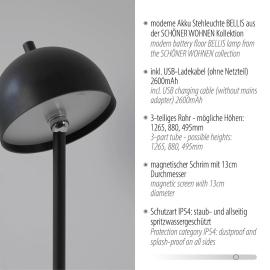 Lampa podłogowa BELLIS IP54 19245-18