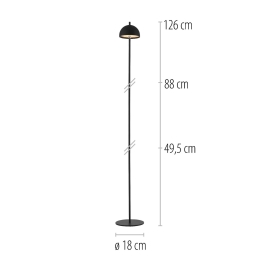 Lampa podłogowa BELLIS IP54 19245-18