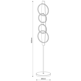 Lampa podłogowa MELISA 334299