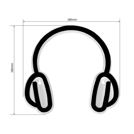 Kinkiet NEON H-PHONES USB 335791
