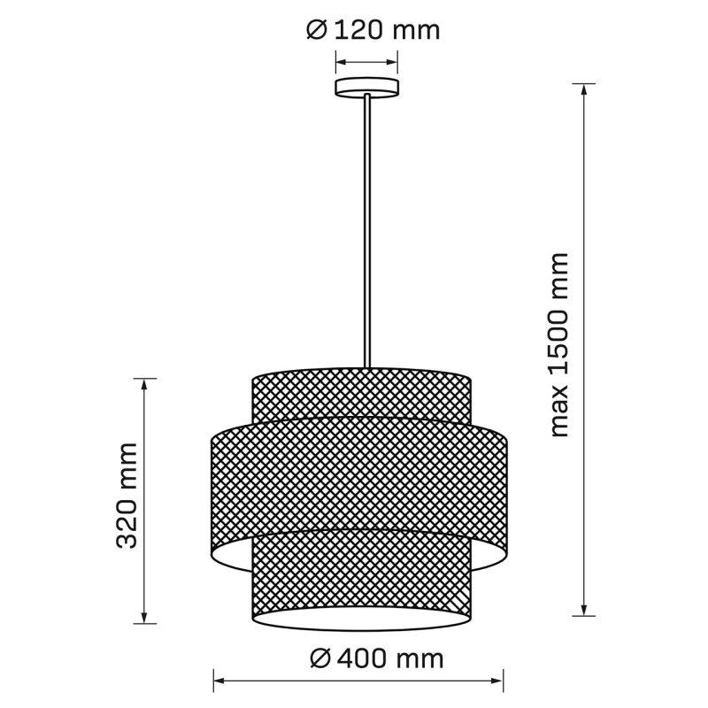 Lampa wisząca TAKARA-3 330536