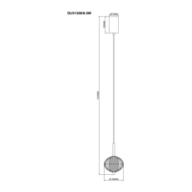 Lampa wisząca GALATEA DU31350/6.5W