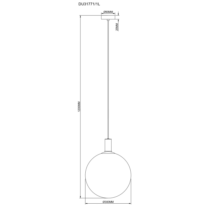 Lampa wisząca NUA DU31771/1L