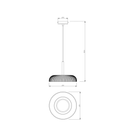 Lampa wisząca SOLVIA P230757601