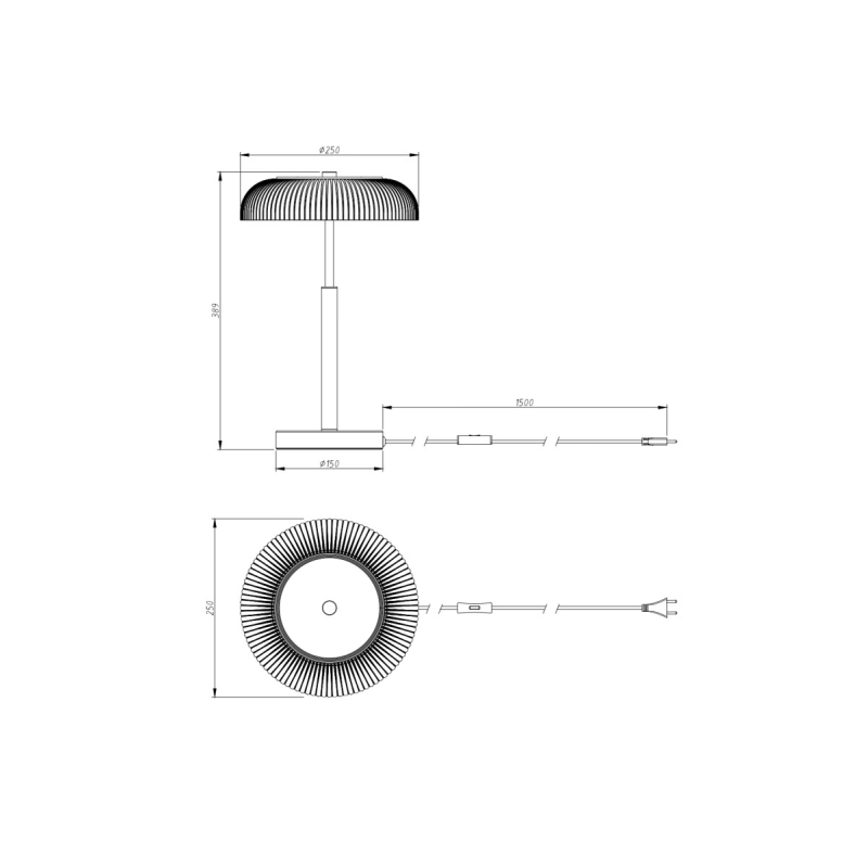 Lampa stołowa SOLVIA T230757601