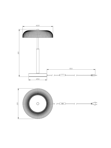 Lampa stołowa SOLVIA T230757601