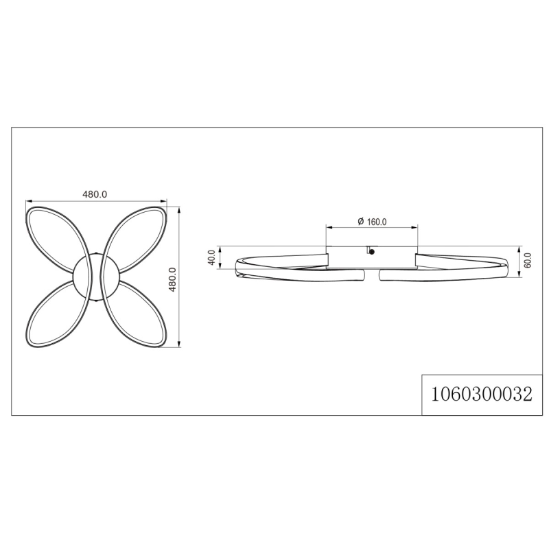 Lampa sufitowa ROSENTRA C241060002