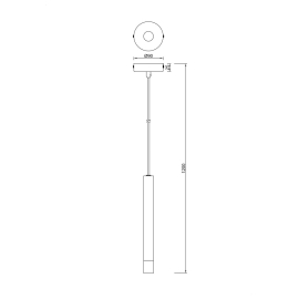 Lampa wisząca VELIC P241125801GD