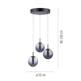 Lampa wisząca PURE E-INFINITY 2222-15