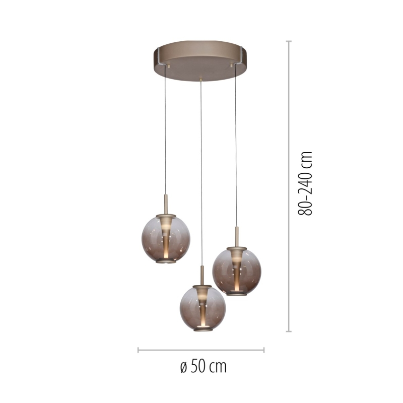 Lampa wisząca PURE E-INFINITY DALI CCT PILOT 2222-97