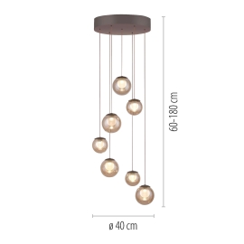 Lampa wisząca PURE POPUP 2587-97