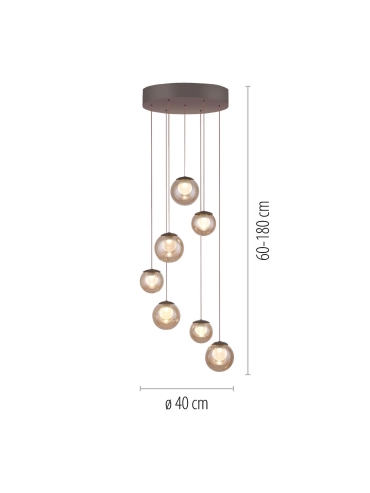 Lampa wisząca PURE POPUP 2587-97