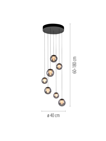 Lampa wisząca PURE POPUP 2587-15